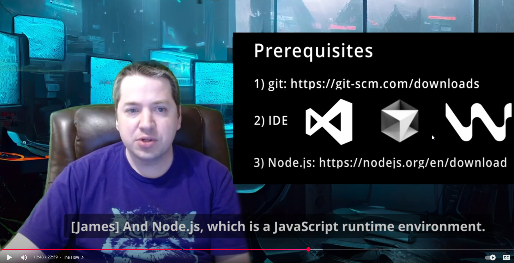 Screenshot of my Docs as Tests video