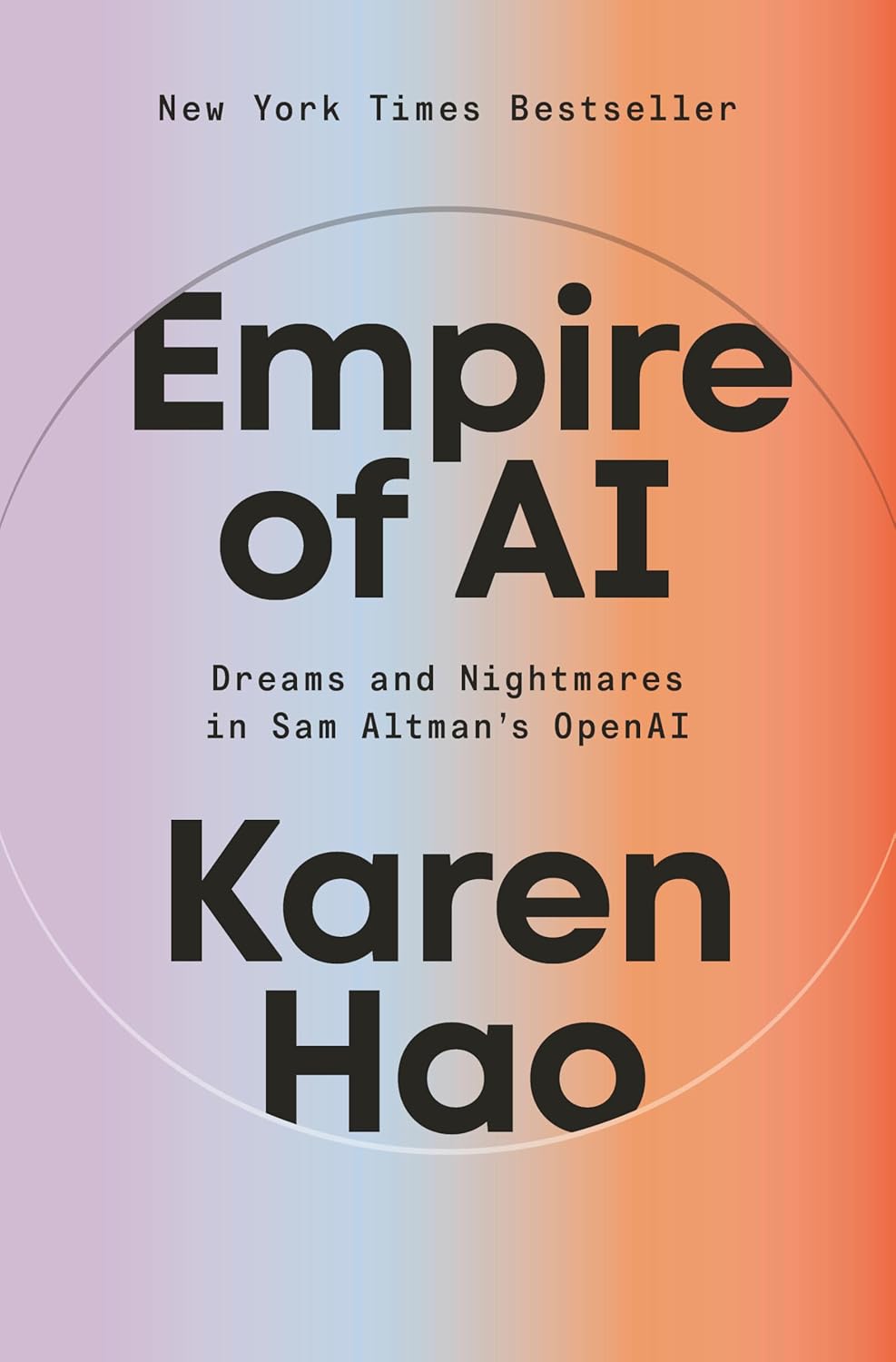 Empire of AI book cover
