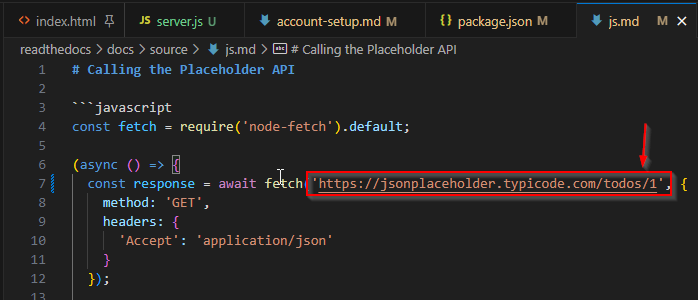Fixed API response