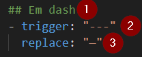 Espanso configuration example